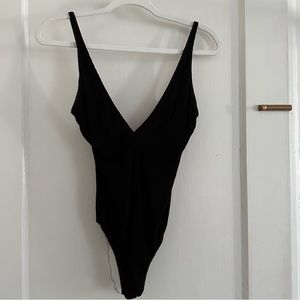 Brandy Melville v neck body suit John galt
